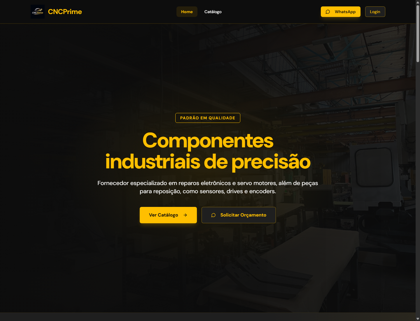 Site institucional CNCPrime